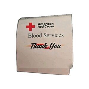Red Cross "BLOOD SERVICES" First Time Donor Pin